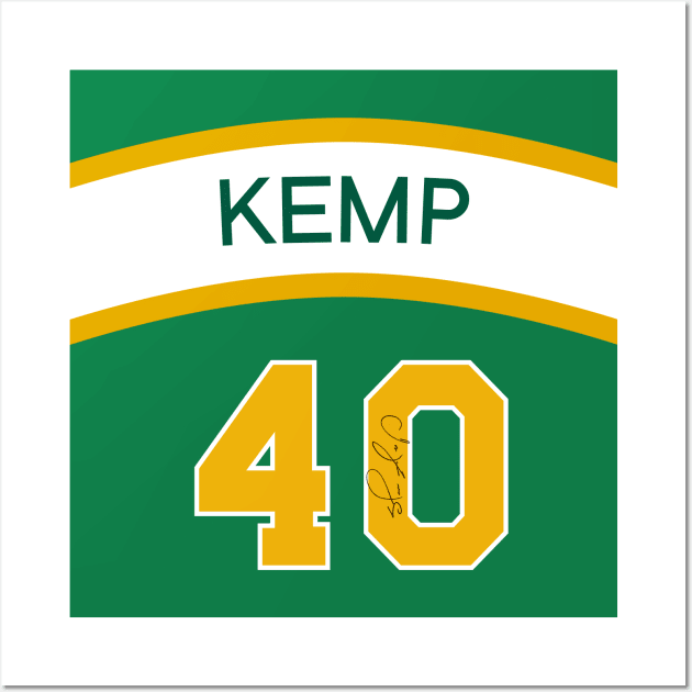 Shawn Kemp - Signed Wall Art by Buff Geeks Art